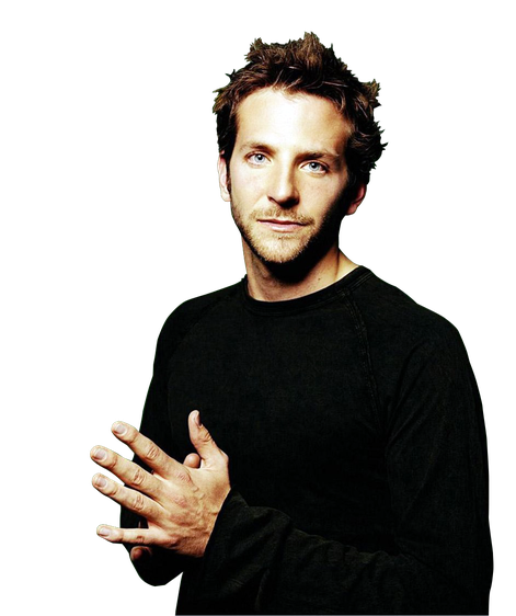 Bradley Cooper Png Clipart (black)