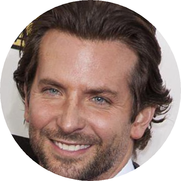 Bradley Cooper Png Clipart (black, lavender, silver)