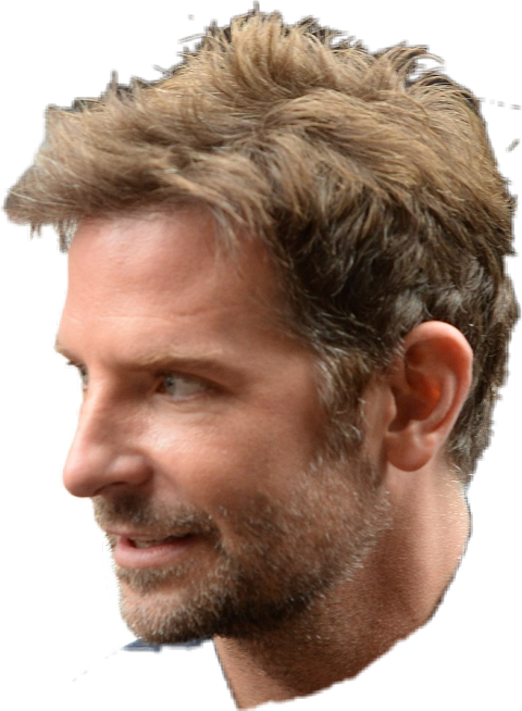 Bradley Cooper Png Cutout (black, maroon)