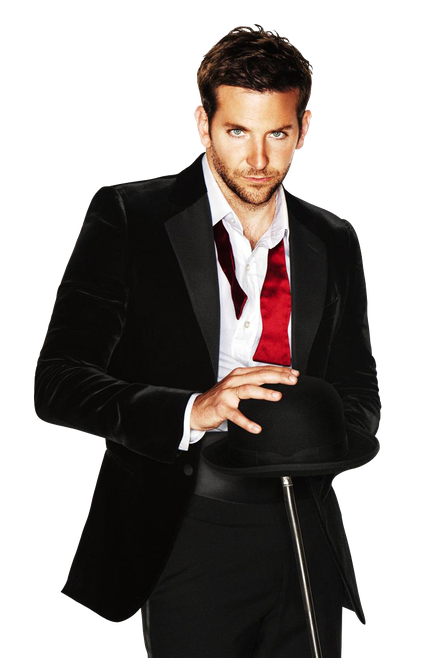 Bradley Cooper Png File (black)