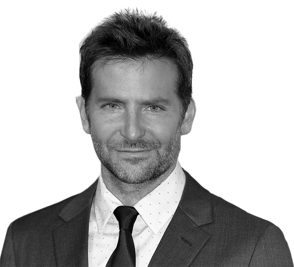 Bradley Cooper Png Images (gray, white)