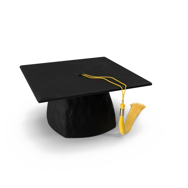 Graduation Cap Png Transparent Picture (black, white)