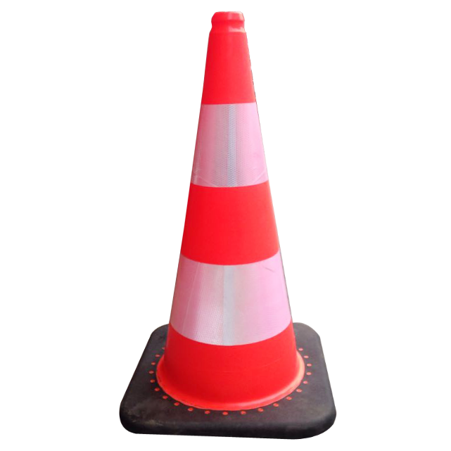 Traffic Cone Png Background Isolated Image (black, red, white)