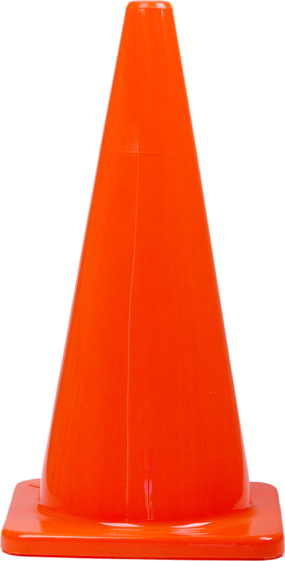 Traffic Cone Png (black, red)