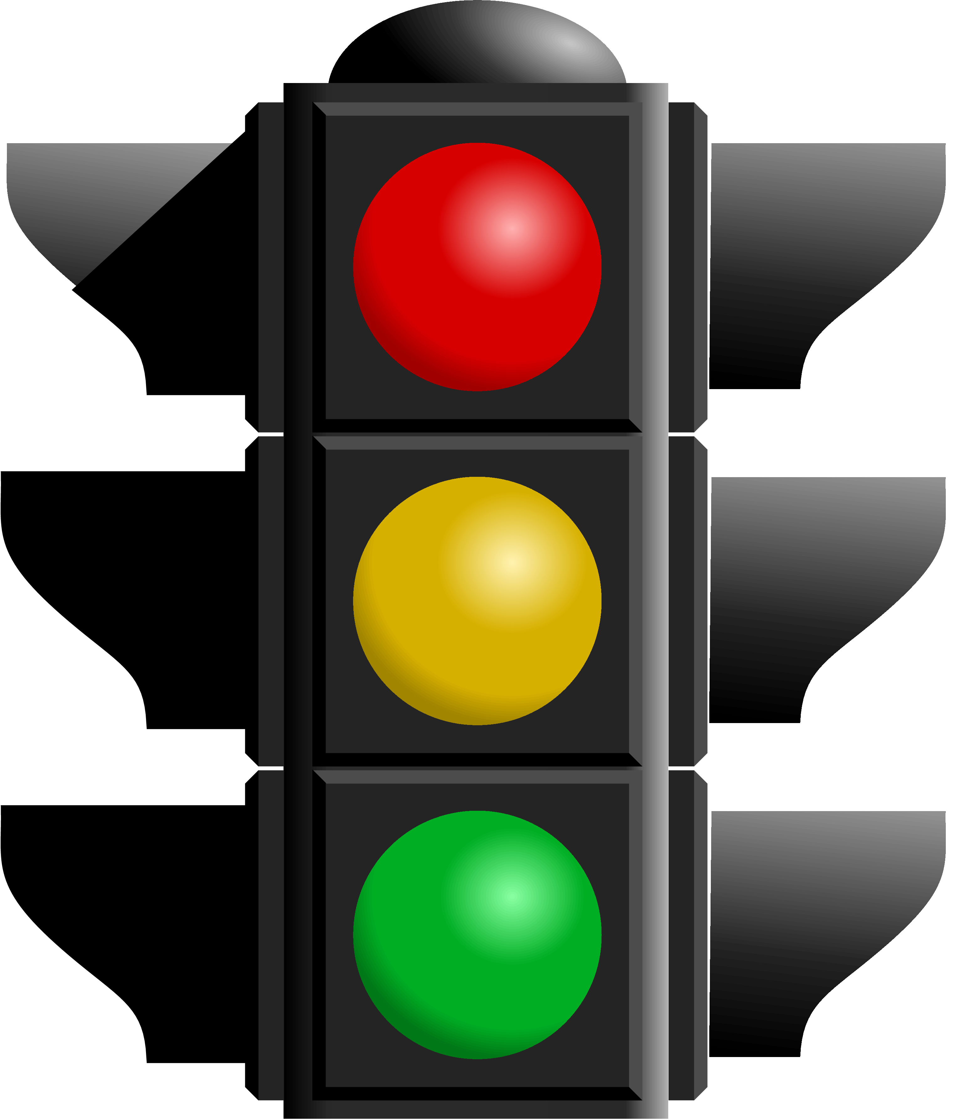 Traffic Light Png Picture (red, black, green, white, orange)