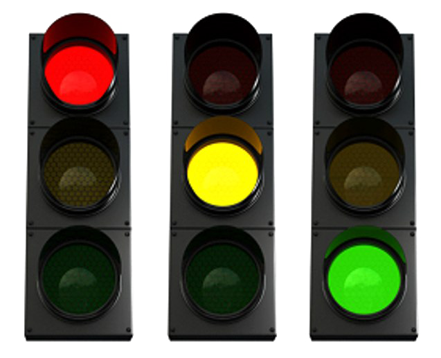 Traffic Light Png Transparent Image (black, white)