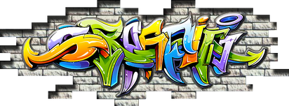 Graffiti Png Image (black, white)