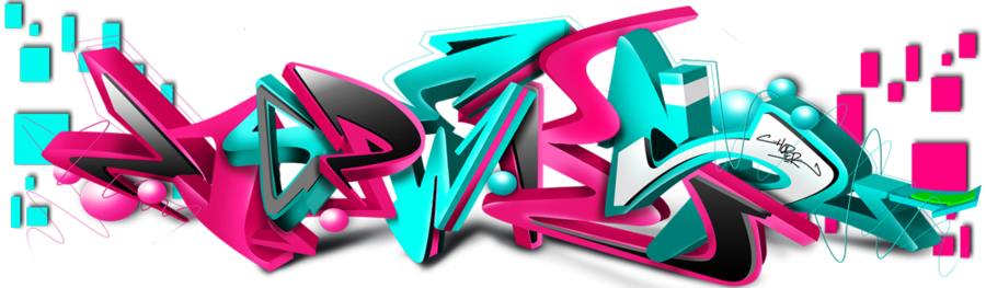 Graffiti Png Transparent Image (black, purplish red)