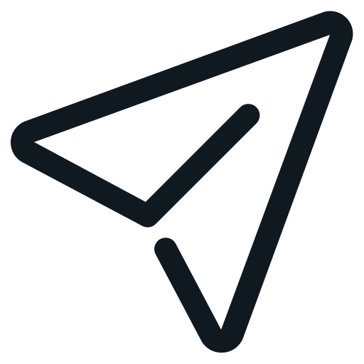 Craft Go Paper Plane Send Start Free Transparent Png Icon Download (black)