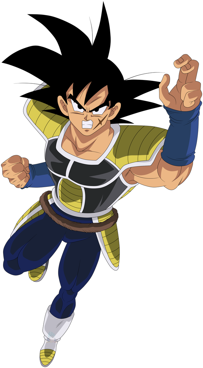 Dragon Ball Bardock Png Clipart (black, navy, olive, indigo)