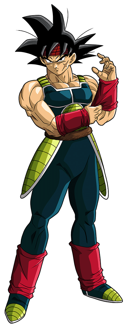 Dragon Ball Bardock Png Transparent Image (black, white)