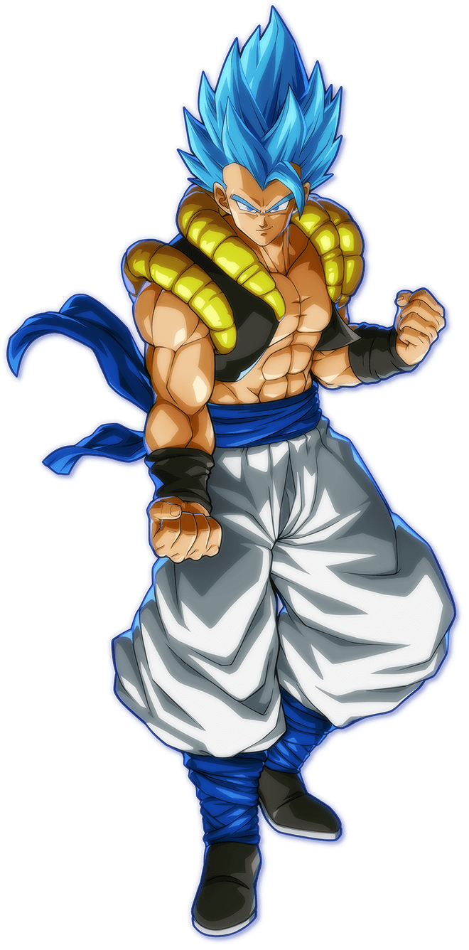 Dragon Ball Gogeta Png Image (black, gray, white)