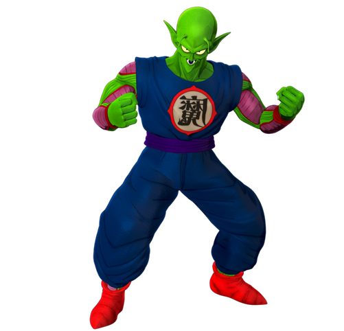 Dragon Ball Z Piccolo Transparent Background (navy, black)