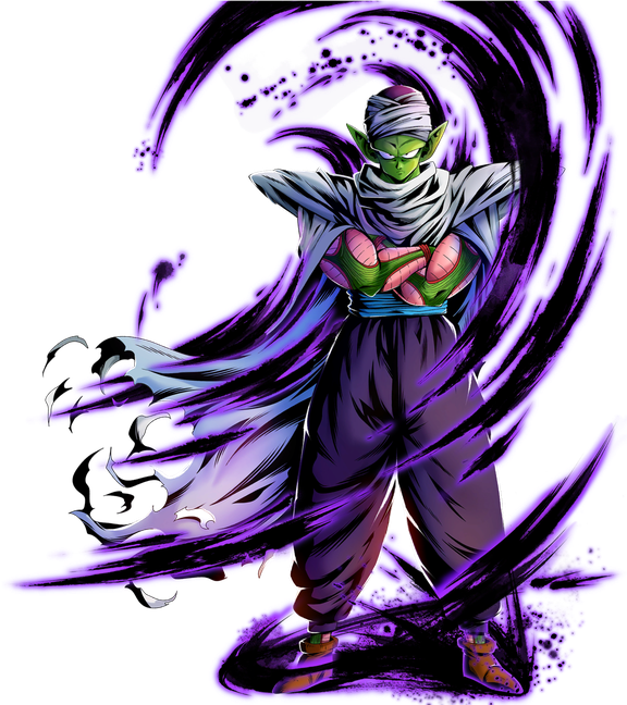 Dragon Ball Z Piccolo Transparent Png (black)