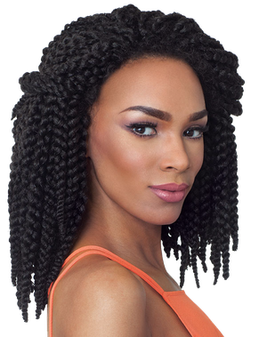 Braids Hairstyle Png Background Image (black)