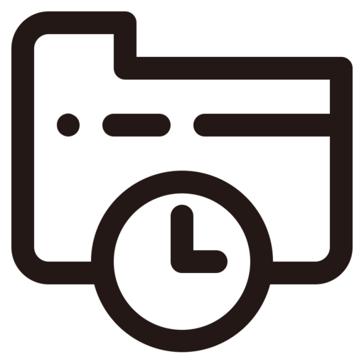 Training Management Folder Free Png Icon (black)