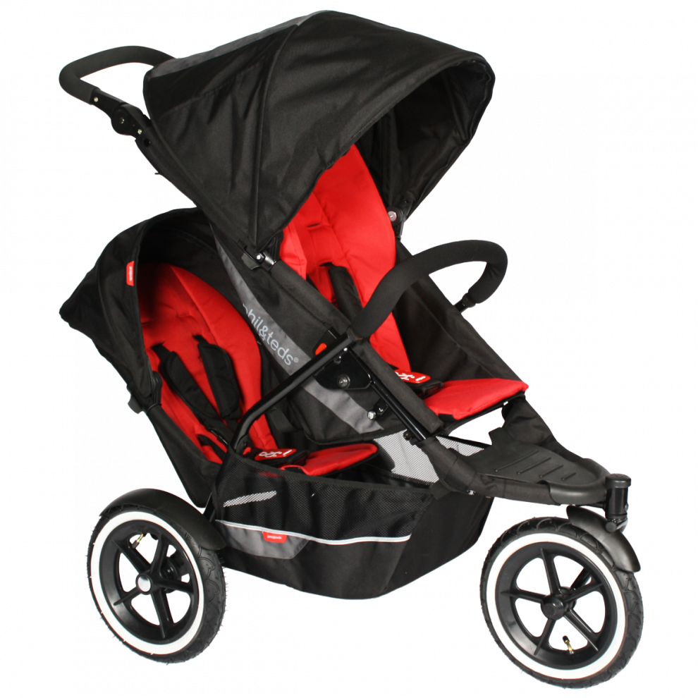 Pram Baby Stroller Png Hd Image (black)