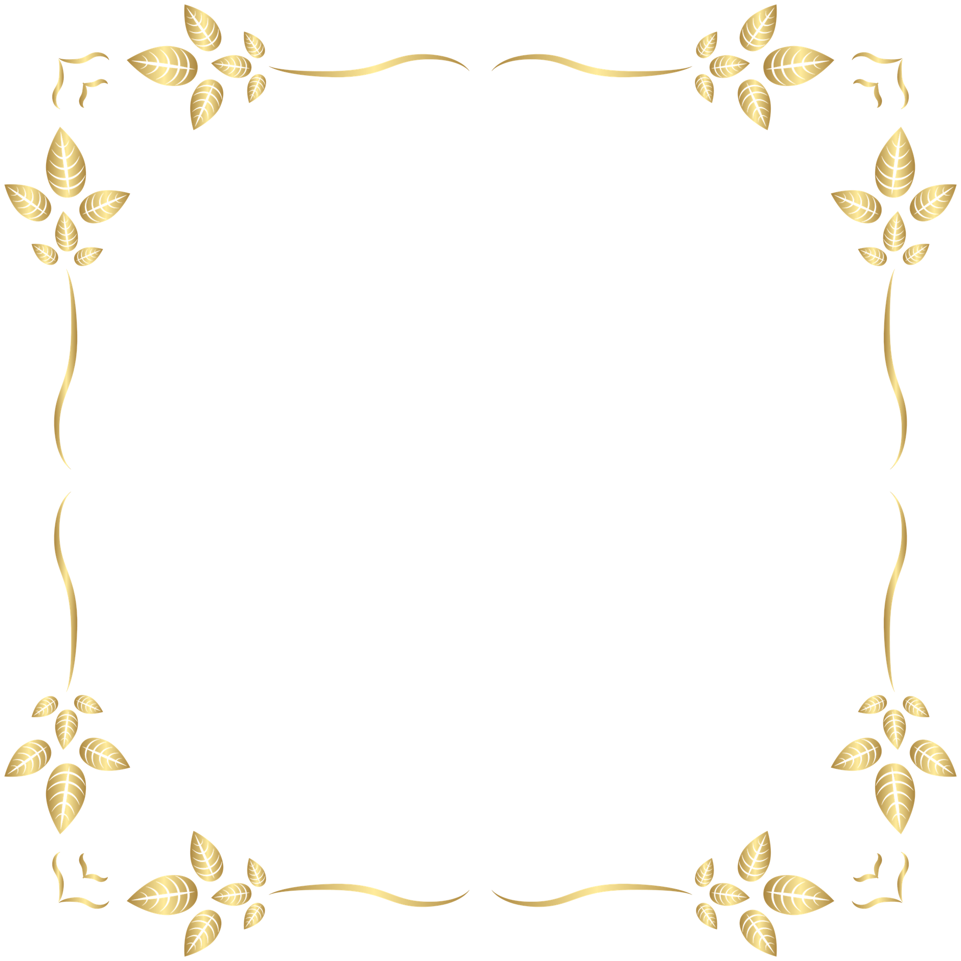 Frame Border Png Photo (black)