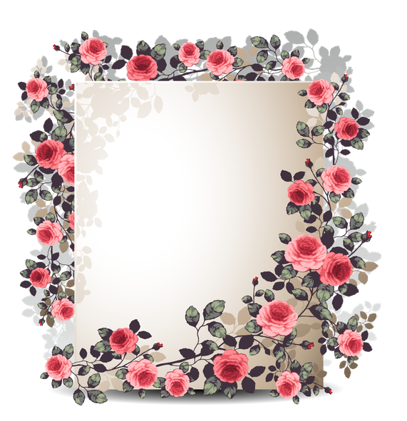 Frame Flower Png Hd (black, beige, white)