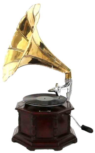 Gramophone Png Free Download (black)