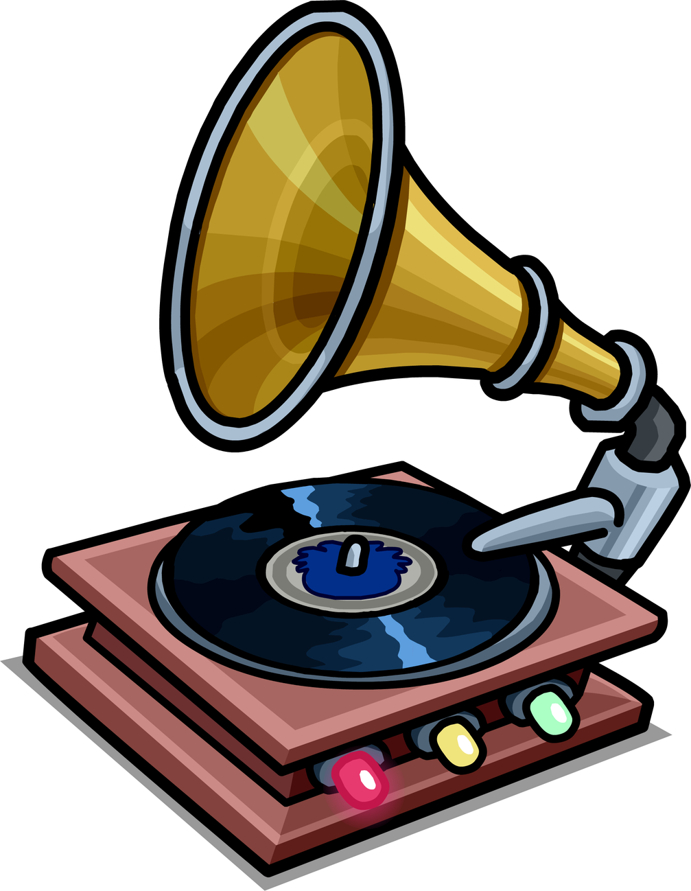 Gramophone Png Picture (black, olive, chocolate, gray)