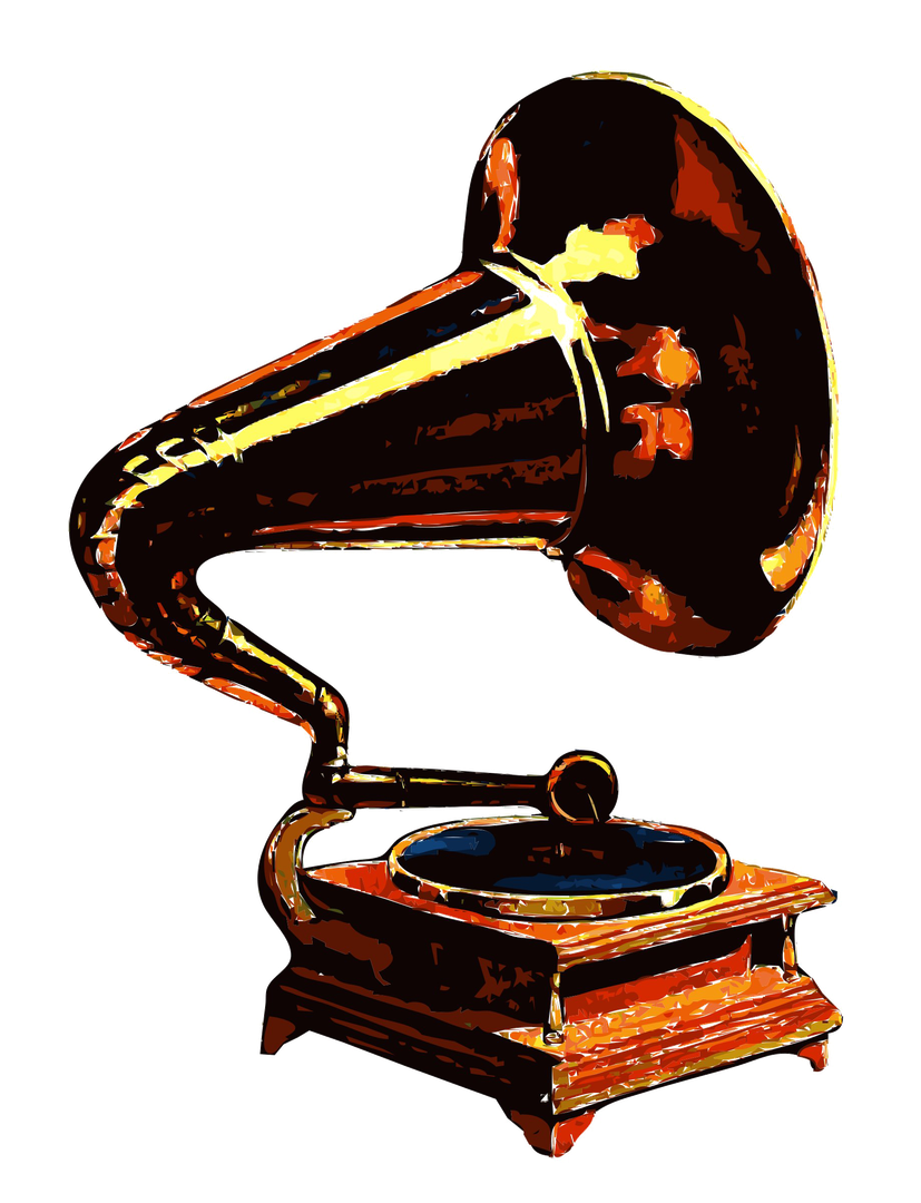 Gramophone Png Transparent (black)