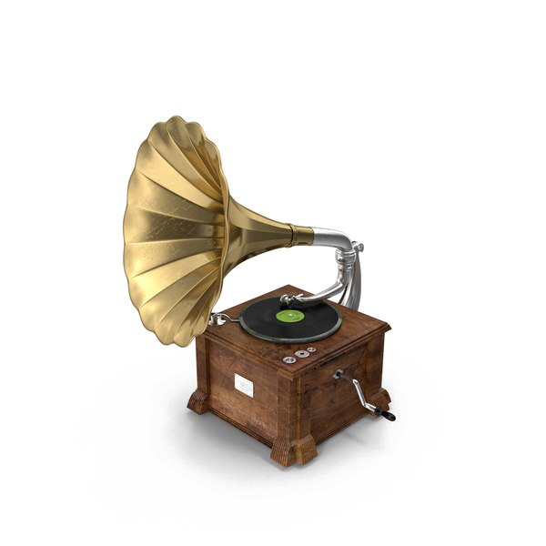 Gramophone Transparent Images Png (white)