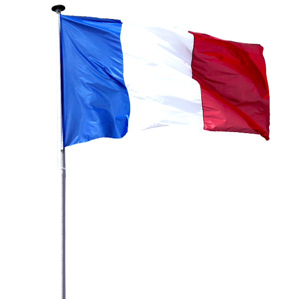 France Flag Transparent Background (lavender, white)