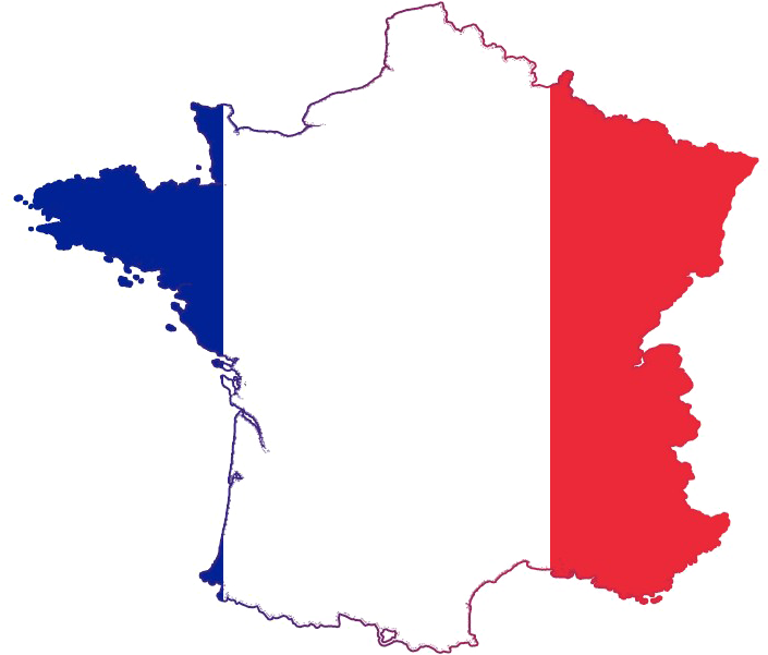 France Map Png Picture (black, red, gray, navy)