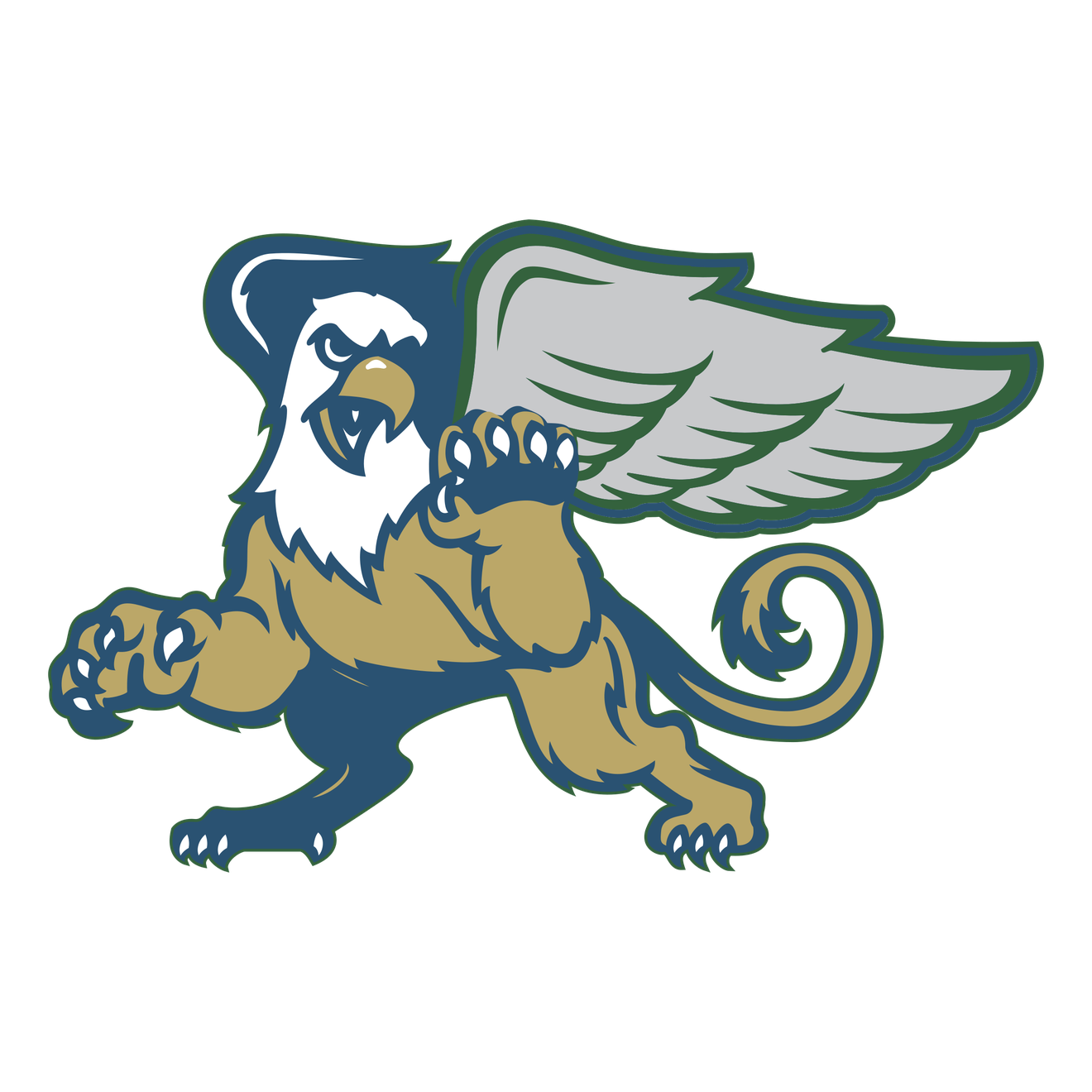 Grand Rapids Griffins Png Hd (teal, white, gray, black, silver)