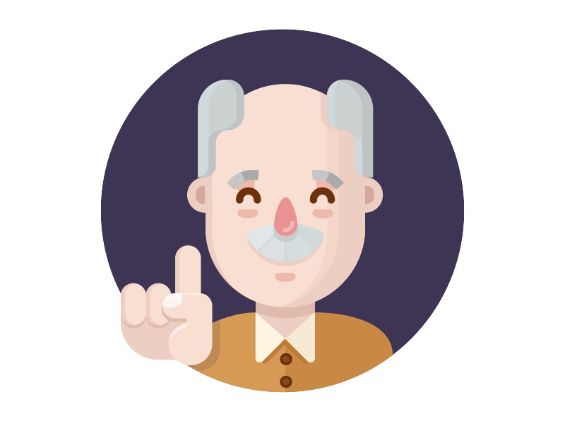 Grandfather Transparent Png (beige, chocolate, white, indigo, pink)