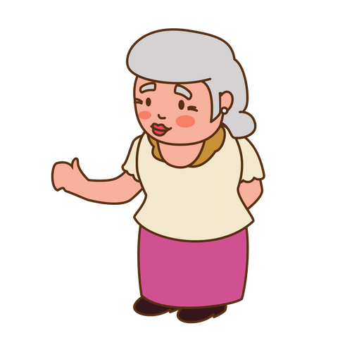 Grandmother Png Hd (beige, salmon, gray, silver, pink)