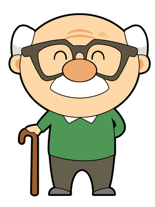 Grandpa Png Free Download (salmon, white, gray, black, pink)