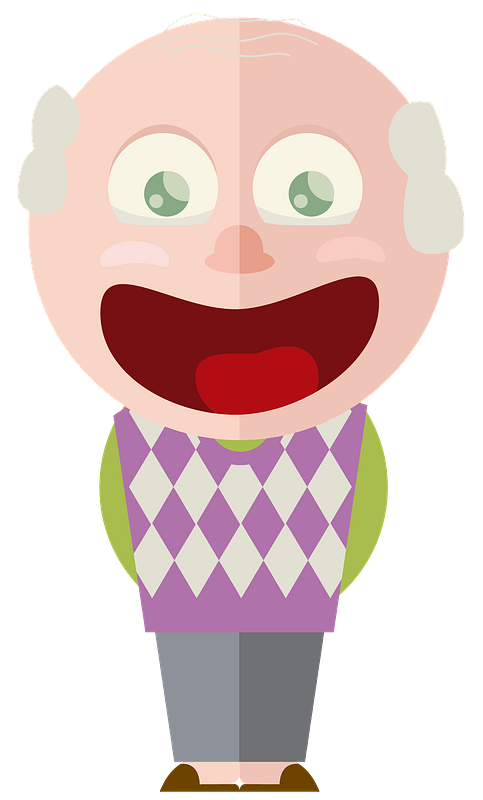 Grandpa Png (maroon, gray, pink, beige)