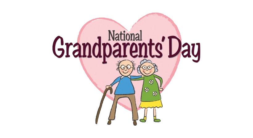 Grandparents Day Png Image (pink, white)