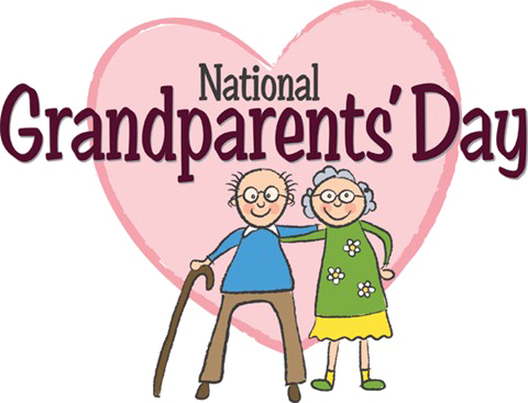 Grandparents Day Transparent Png (pink, white)