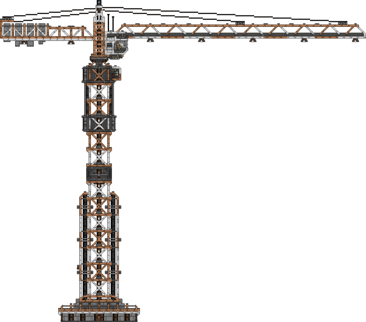 Crane Png Hd Isolated (black)