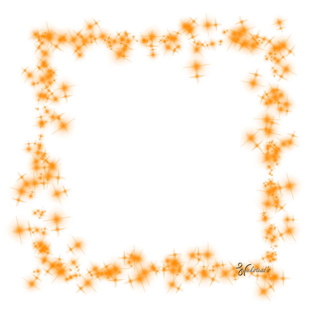 Orange Border Frame Png Hd (black, orange)