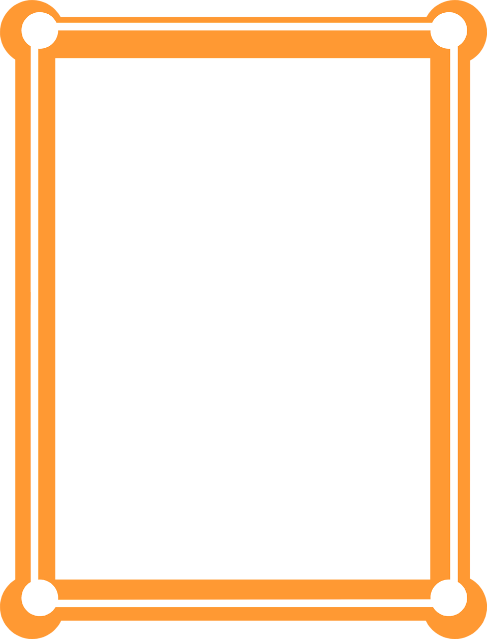 Orange Border Frame Png Picture (beige, pink, black, orange, salmon)