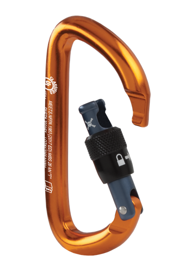 Orange Carabiner Png Picture (black)