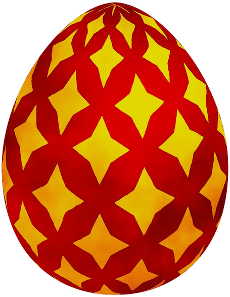 Orange Easter Egg Png Transparent (gold, black, red, maroon)