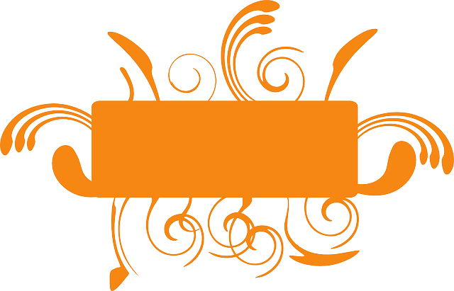 Orange Frame Png Clipart (orange, white)