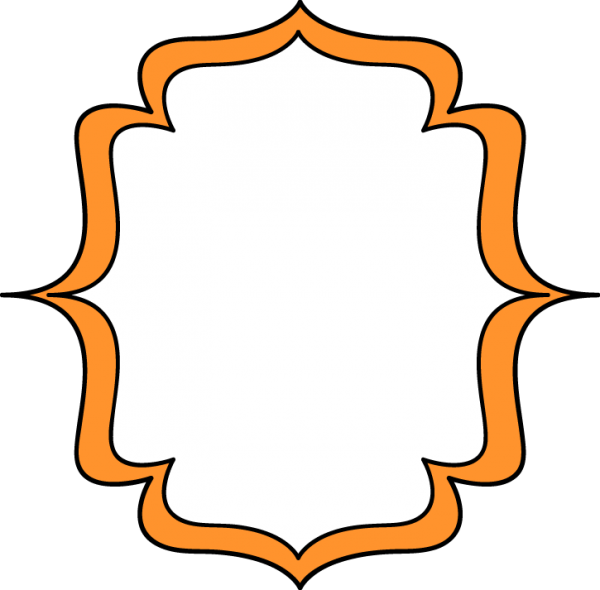 Orange Frame Png Image Hd (black, orange, white)