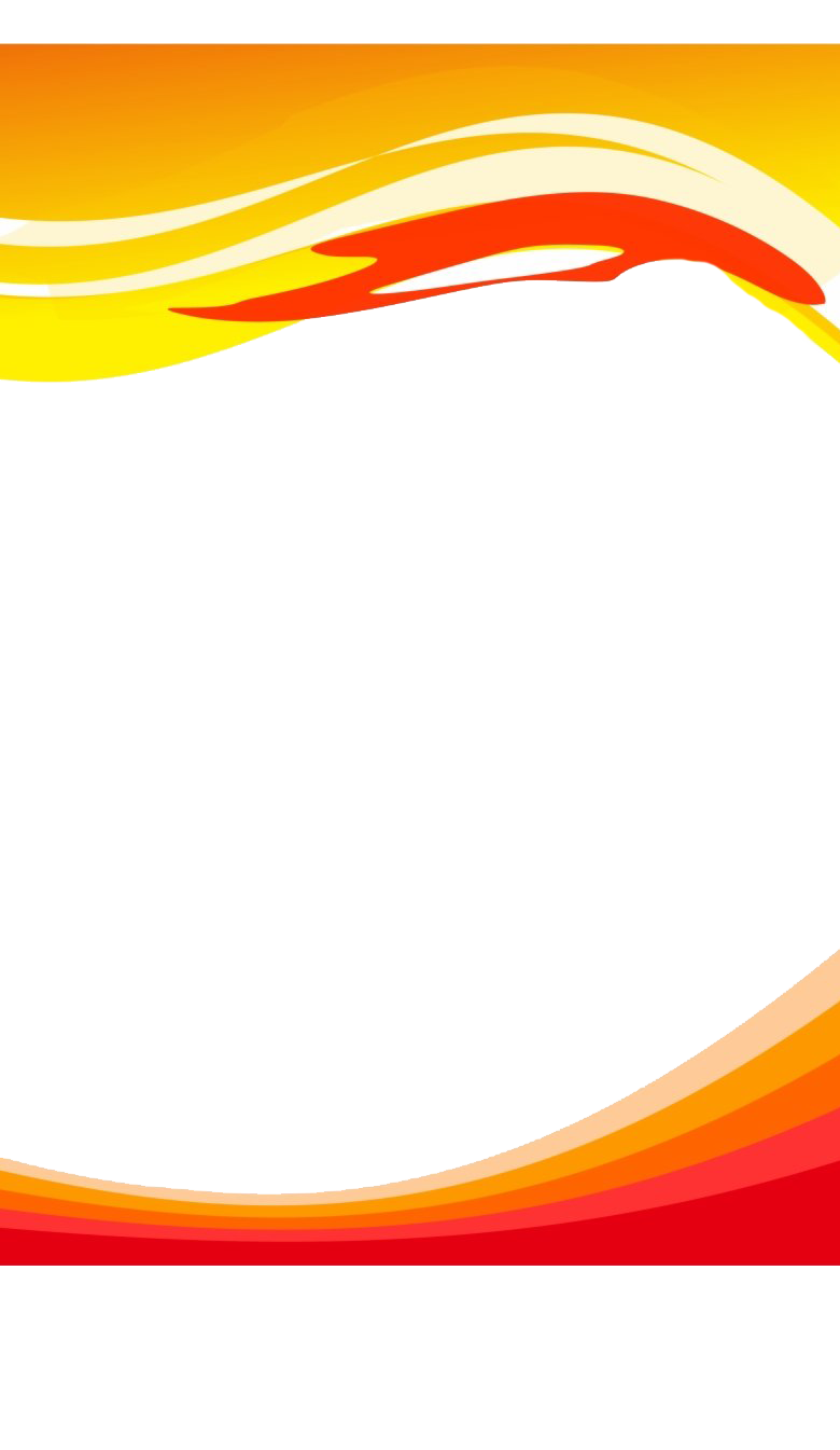 Orange Wave Png File (yellow, red, pink, beige, white)