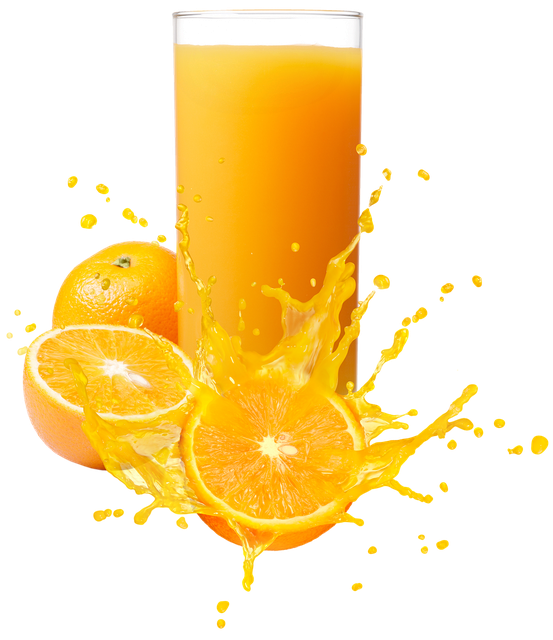 Orange Juice Png Pic (white, black, orange)