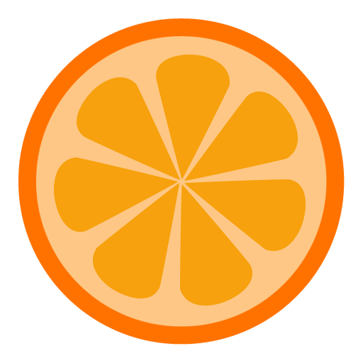 Orange Player Free Png Icon Download (orange, black, pink)