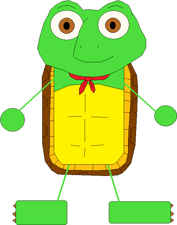 Franklin The Turtle Png Isolated Photo (black, lime, yellow)