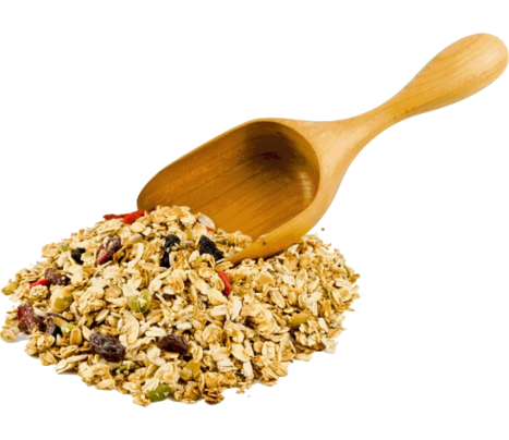 Granola Png File (salmon, maroon, chocolate, white)