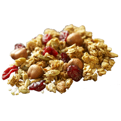 Granola Transparent Png (beige, white, gray, maroon, silver)