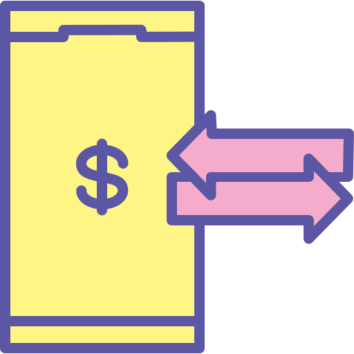 Transaction Money Arrow Business Transfer Exchange Finance Payment Dollar Icon Free Transparent Png Icon Download (beige, gray, black, pink)